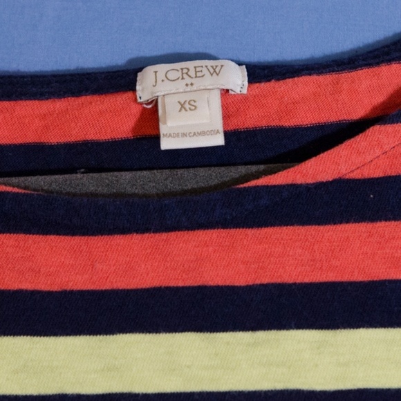J. Crew striped long sleeve shirt - Picture 2 of 3